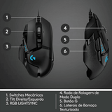 Logitech Mouse Gamer G502 Hero - Maadzen